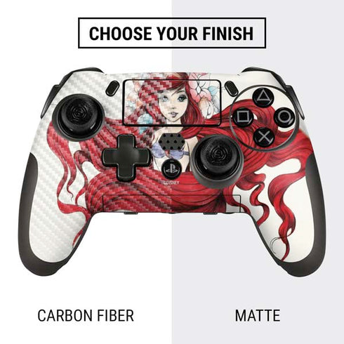 Disney The Little Mermaid Ariel Illustration PlayStation Scuf Vantage 2 Controller Skin
